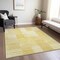 Homeroots 10' X 14' Gold Wheat And Ivory Striped Washable Indoor Outdoor Area Rug 581652 - alternate 7