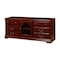 Homeroots 58in Brown Solid and Manufactured Wood Enclosed and Open Storage TV Stand 347481 - alternate 6
