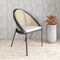 Leisuremod Urbane Collection Modern Dining Chair With Wicker back in Light Grey UC21WLGR - alternate 8
