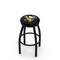 Holland Bar Stool Co 30" Blk Wrinkle Pittsburgh Penguins Swivel Bar Stool, Accent Ring L8B2B30PitPen - alternate 1