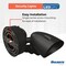 Bulbrite Wired Outdoor 2-Head LED Security Flood Light, Black 773701 - alternate 13