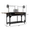 Koolmore 92 in. Argentine Santa Maria Charcoal and Wood Grill, Adjustable Outdoor BBQ, Black KM-OG-AWD-92 - alternate 8