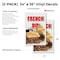 Signmission French Dip, Vinyl Decals Only 24 Inch x 36 Inch, Vinyl Decal, 2PK DSB-2436-2PACK-French Dip - alternate 2