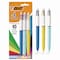 Bic Four-Color Multi-Color Ballpoint Pen, Retractable, Medium 1 mm, Assorted Ink and Barrel Colors, 3PK MMXP31-AST - alternate 1