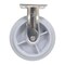 Vestil Thermoplastic Rubber Rigid Caster 8 In. Diameter x 2 In. Width 675 Lb. Capacity Gray CST-E-SS-8X2TPR-R - alternate 4