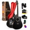 Pyle Steel String Acoustic Guitar Kit, 41 in Full Size Cutaway with Ashtree Top, Open Pore Finish PGA480BK - alternate 1
