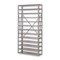 Pucel Bin Shelving Rack, 36 in W x 73 in H x 24 in D, 6 Shelves, 20 Bins, Gray BR-2436-6-20 - alternate 1