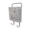 Homeroots 8" Brown Rust And Silver Metal Cube or Bin 487930 - alternate 4
