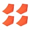 Mytee Products 17.5 inx14.5 inx14.5 in Polyurethane Wheel Chock W/ Mounting Hole for 53 in Tire, 4PK WC-PU-LGx4 - alternate 1