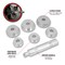 Performance Tool 7 pc. Bearing Race & Seal Driver, Aluminum Discs, Bearing Installation W83020 - alternate 2