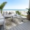 Homeroots 3' X 5' Taupe Beige And Ivory Abstract Washable Indoor Outdoor Area Rug 577757 - alternate 7
