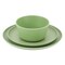Gibson Home Fairhope 12 Piece Melamine Round Dinnerware Set in Matte Green 144615.12 - alternate 5