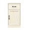 Homeroots 47" Antiqued White Wood Wall Mounted Pedestal Writing Desk 568262 - alternate 7