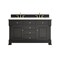 James Martin Vanities Brookfield 60 in. Double Vanity, Black Onyx, w/ 3 CM White Zeus Silestone Top 547-V60D-BKO-3WZ - alternate 1