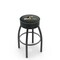 Holland Bar Stool Co 30" 4" Wright State Cushion Seat, Blk Wrinkle Base Swivel Bar Stool L8B130WrtStU - alternate 1