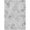 Homeroots 9' X 12' Gray Charcoal And Silver Geometric Washable Indoor Outdoor Area Rug 588272 - alternate 6