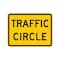 Sign Solutions Usa Traffic Sign, 24 in Width, Aluminum Sign, Horizontal Rectangle DUS06DFY2418W16-12P - alternate 1