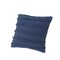 Homeroots Set of Two Navy Blue Ribbed Cotton Throw Pillow With Fringe, 2PK 554610 - alternate 5