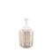 Homeroots 15" Clear And Natural Glass Round Floor Vase With Wrapped Rattan 608577 - alternate 1