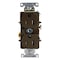 Leviton Dup Rec 15A 125V TR Brn T5262 - alternate 1