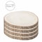 Vintiquewise Barky Natural Wood Slabs Rustic Ornament Slice Tray Table Charger 12 set of 4 QI003847-12.4 - alternate 1