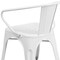 Flash Furniture Contemporary Chair, White Back, 21-1/2 in W 19" L 27-3/4" H, Integrated CH-31270-WH-GG - alternate 9