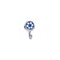 Magnet Source Magnetic Hook .5in L X 1.5in W Silver 65 lb. pull Silver 7548 - alternate 18