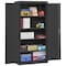 Sandusky Lee Shelving Storage Cabinet, 72 in H, 36 in W, 18 in D, Swing, Keyed, Black, 4 Shelves, 0 Drawers CA41361872-09 - alternate 8