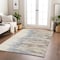 Homeroots 5' X 8' Beige Brown And Gray Abstract Washable Indoor Outdoor Area Rug 601171 - alternate 6