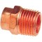 Nibco Male Adapter 1/2" Sweat X 1/2" D MPT Copper, 10PK W01200J - alternate 3