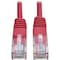 Tripp Lite Cat5e Cable, Molded, RJ45 M/M, Red, 25ft N002-025-RD - alternate 1