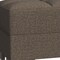 Homeroots 52" Brown Chenille Tufted Storage Ottoman 608913 - alternate 8