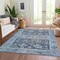 Homeroots 8' X 10' Blue And Denim Blue Aztec Washable Indoor Outdoor Area Rug 616595 - alternate 6