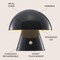 Jonathan Y Porcini 7" Contemporary Bohemian Rechargeable/Cordless Iron Integrated Portable LED Mushroom Table L JYL7116E - alternate 12