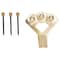 Prosource Picture Hanger, 75 lb, Steel, Polished Brass, Brass, Nail-In Mounting PH-122274-PS - alternate 1