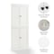 Crosley Shoreline Tall Corner Kitchen Storage Pantry KF33022WH - alternate 7