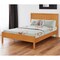 Homeroots Brown Solid Wood Queen Bed Frame 523628 - alternate 1