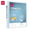 Deli Std Duty View Binder 0.5in, Letter, D-Ring, PVC-Free, White, 12PK CF566-WH - alternate 1