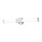 Z-Lite Solange 1 Light Vanity, Chrome/Opal White, 25.5 In W x 4.75 In H 1021-25W-CH-LED - alternate 3