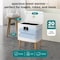 Serenelife Rectangular Towel Warmer Bucket, Large Capacity Blanket and Towel Warmer for Bathroom, Single-Touch SLTLR625 - alternate 5