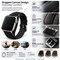 Elegani Canvas Band Compatible with Apple Watch 40mm, Black, Black/Rose Gold/Yellow Gold Buckle NLT-BLK-40 - alternate 3