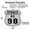 Signmission Sturgis Us 90, 18 Inch X 18 Inch, Plastic Sign SHI-P-18-481 - alternate 4