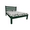 Homeroots Dark Green Solid Wood Full Bed Frame 546751 - alternate 1