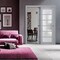 Sartodoors Slab Barn Door Panel Frosted Glass Grey 30x84 Solid Core Modern Interior VEREGIO7602S-GRE-3084 - alternate 4