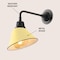 Jonathan Y Croydon 9.63" 1-Light Farmhouse Industrial Iron LED Gooseneck Arm Outdoor Sconce, Matte Yellow JYL7612H - alternate 5