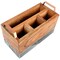 Laurie Gates California Designs Grey Marble and Acacia Wood Salad Server Holder 124648.01 - alternate 6