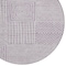 Homeroots 8' Lavender And Ivory Round Geometric Washable Indoor Outdoor Area Rug 600752 - alternate 6