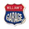 Signmission William's Garage, 18 Inch X 18 Inch, Vinyl Decal SHI-D-18-383-WILLIAM - alternate 1