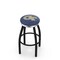 Holland Bar Stool Co 36" Blk Wrinkle Georgia Tech Swivel Bar Stool, Chrome Ring L8B2C36GATech - alternate 1