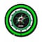 Holland Bar Stool Dallas Stars 19 Double Neon Wall Clock Clk19BK - alternate 1